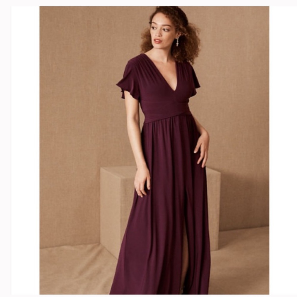 BHLDN Mendoza Dress- Plum